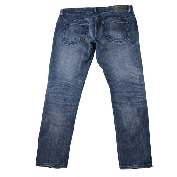 Hugo Boss Mens Sz 38 X 34 Delaware Slim Fit Blue Denim Jeans Medium Wash - Picture 2 of 16